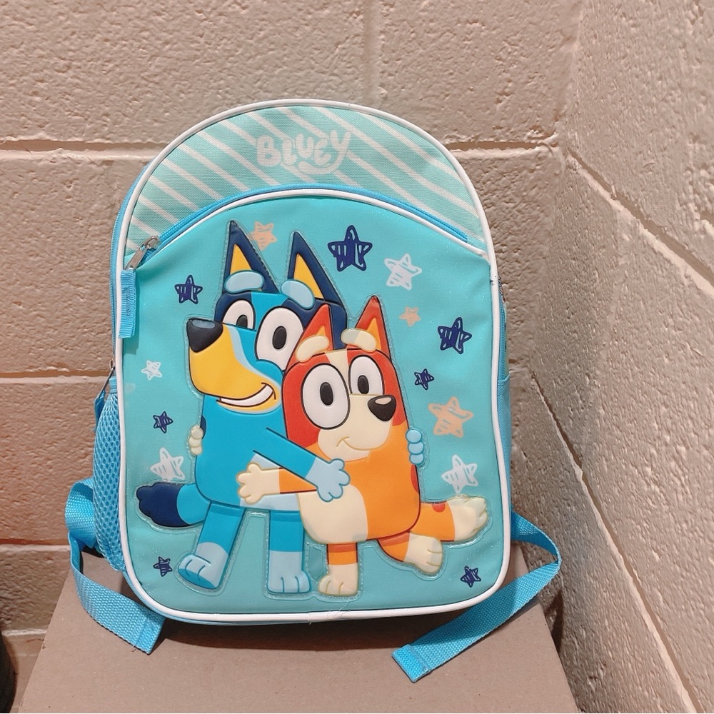 Bluey Kids 14” Backpack with Cartoon Characters